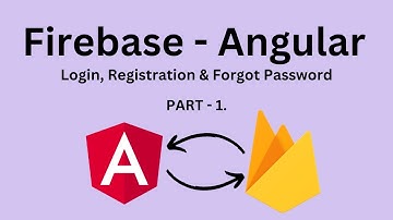 Firebase & Angular 14 - Login, Register & Forgot Password - Part 1