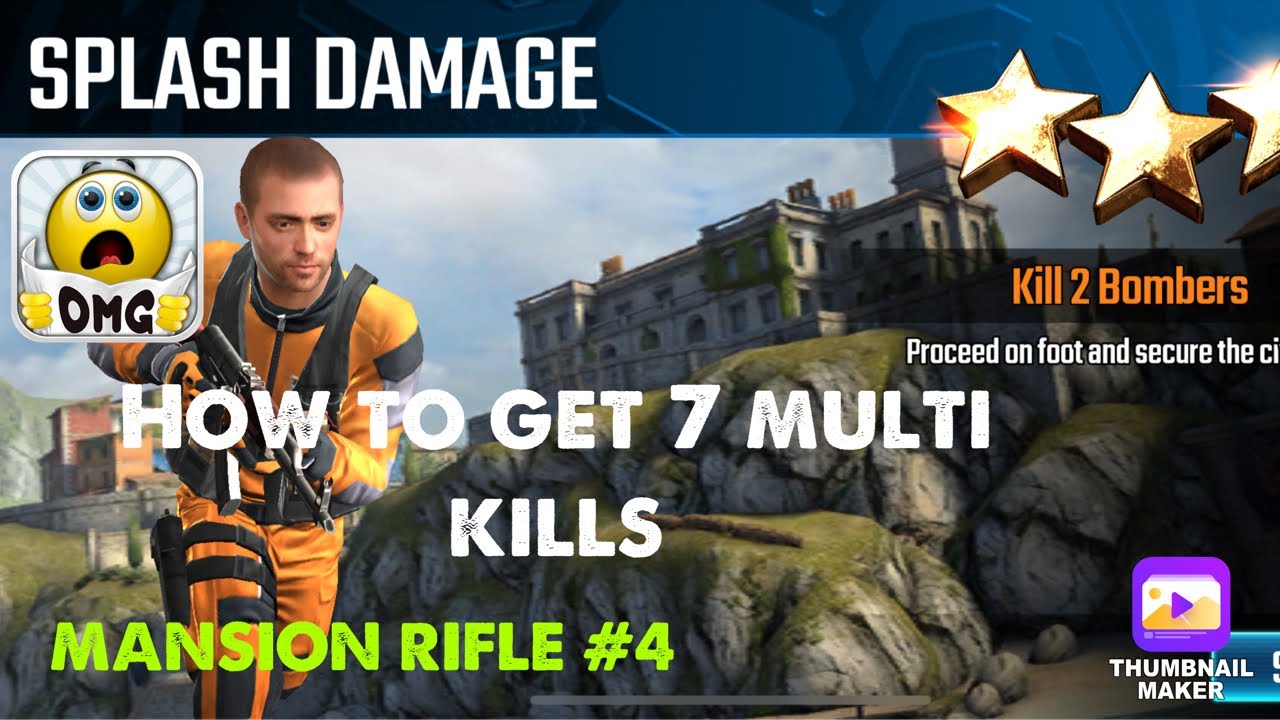 Splash Damage, Sniper Strike Special OPs mission #4- Mansion (rifle/ zone 17)