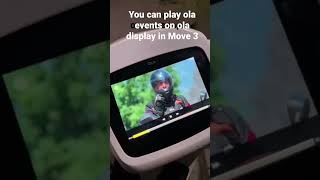 Ola move os 4 you can play ola events on ola screen Video  is not mine #moveos3 #olas1pro screenshot 4