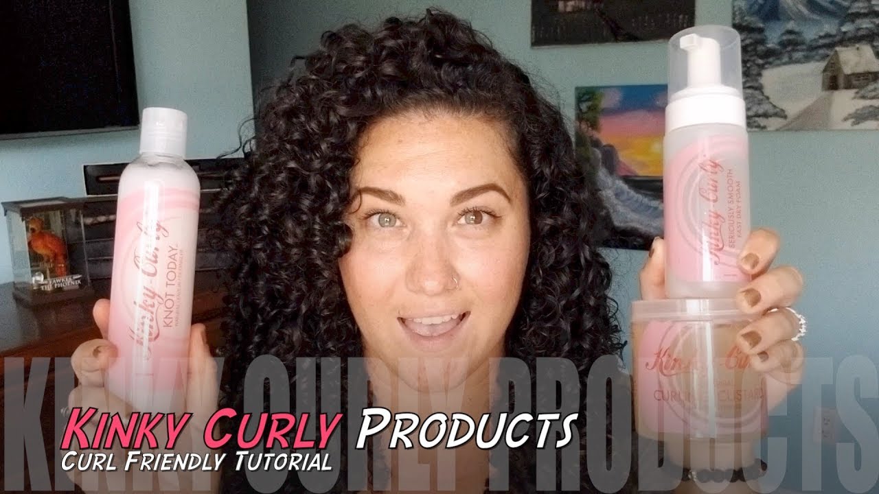 Kinky Curly Styling Routine *First Time* PLUS, using Denman brush