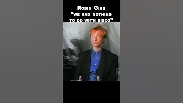 Robin Gibb distances himself and the @beegees  from disco  #shorts #interview #beegees #jivetubin