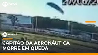Video capitao-da-aeronautica-morre-em-queda-de-parapente-em-goias-sbt-manha
