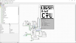[POK UTS] Logisim CPU 8 bit