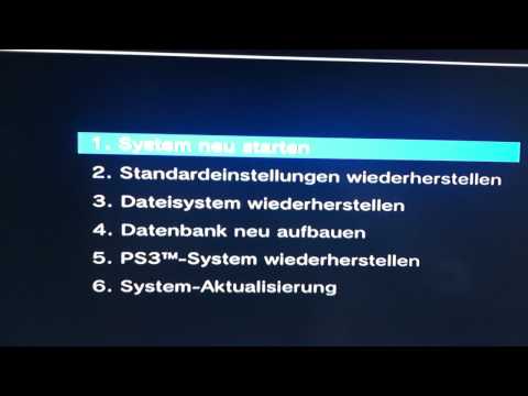 Anleitung: Playstation 3 defekt - PS3 reparieren - Recovery Modus aufrufen - PS3 reparieren Video