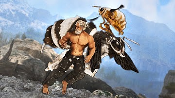 I Was Suprise Attacked by A Swarm of GIANT HONEY BEES! | ARK #3