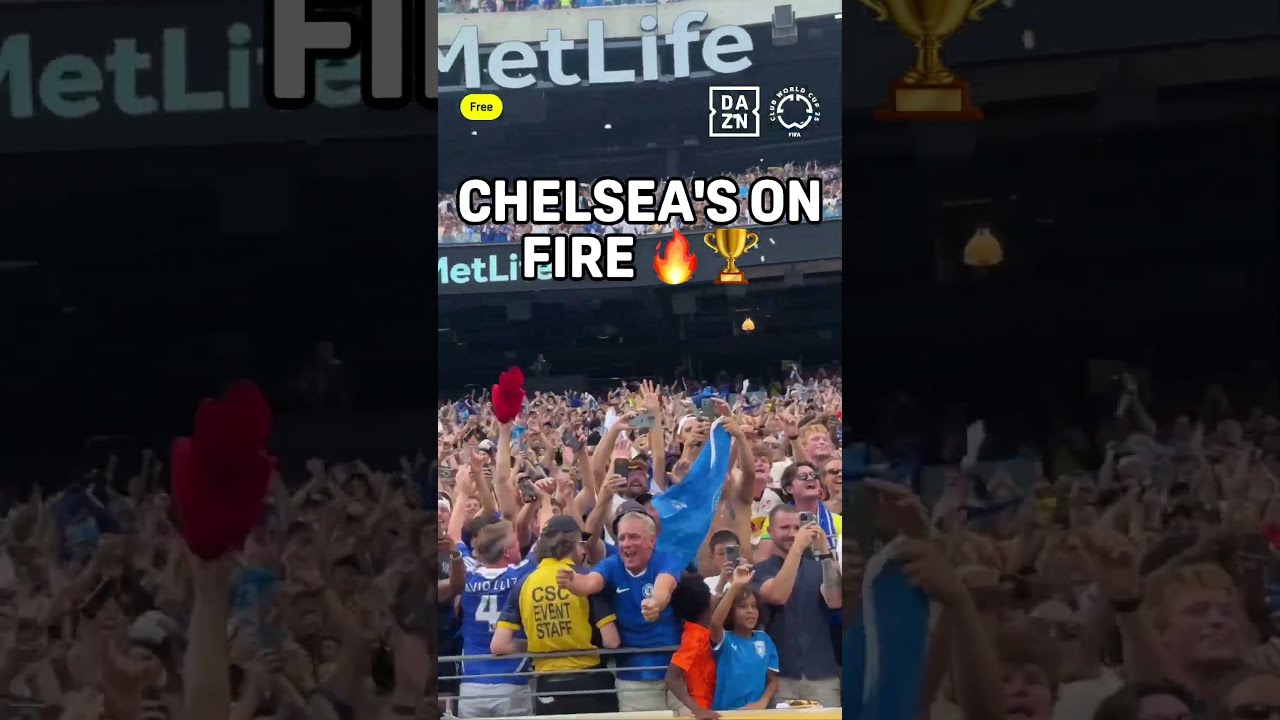Chelsea Players Fans Celebrate FIFA Club World Cup Win