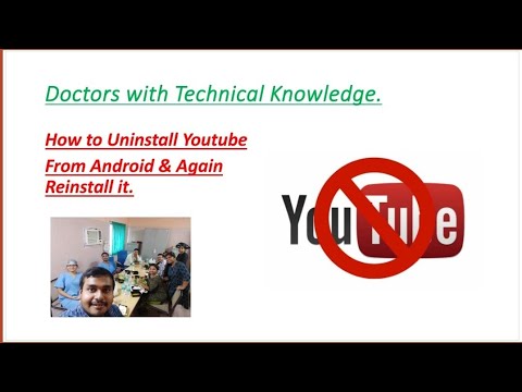 How to Uninstall Youtube in Android and How to Reinstall it. # ...