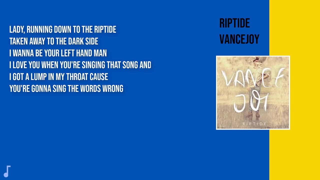 Vance Joy Riptide Lyrics Video YouTube vance-joy-riptide-lyrics-video-youtube