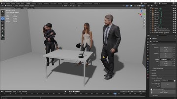 BLENDER Videocourse - 05 - Importing 3D Models from the Web, FBX and GLTF Formats, Visibility, View