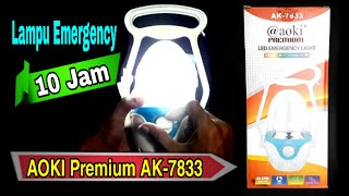 Lampu Emergency Nyala 10 Jam Aoki Premium Ak-7833