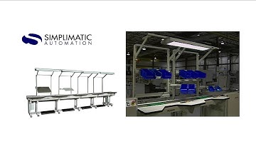 Cimtrak Workstation Edge Belt Conveyor