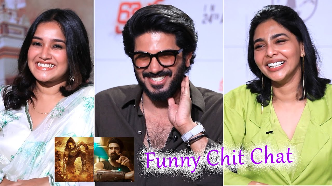Kind Of Kotha Movie Team Funny Chit Chat | Dulquer Salmaan | Aishwarya Lekshmi | Anikha | Tupaki