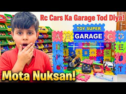 Rohan Ki Rc Cars Ka Garage Tod Diya 😱  Mota Nuksan 😭 | Rohan Chahal Vlogs