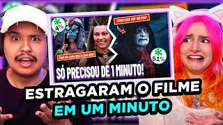 Estragou no início? 5 FILMES que estragaram tudo no primeiro MINUTO! | React Canal Peewee