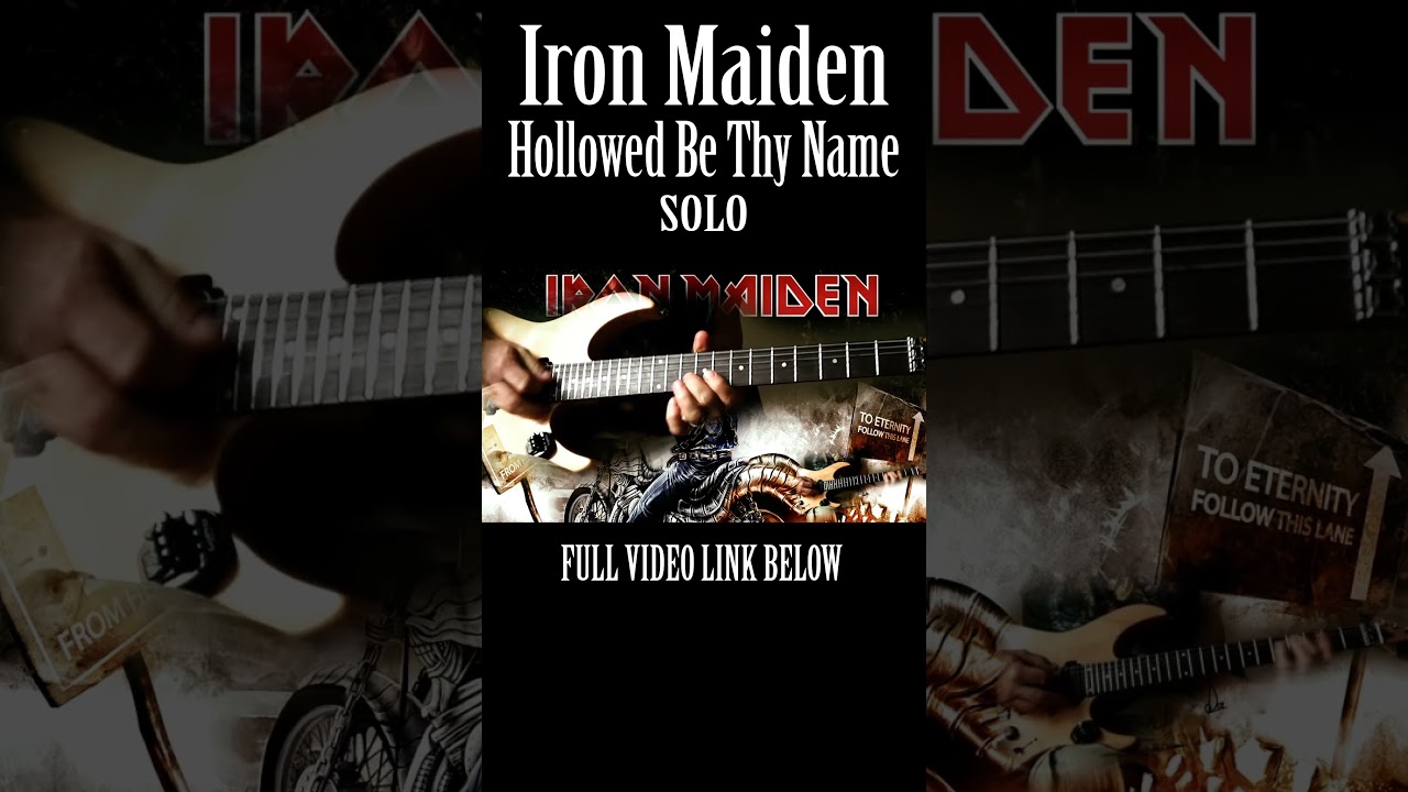 Iron Maiden - Hollowed Be Thy Name #shorts #ironmaiden #guitarsolo