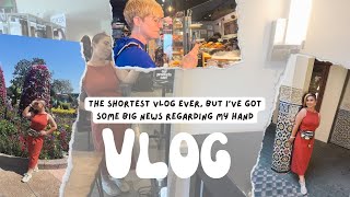 This Might Be The Shortest Vlog Ever, but I Have a HUGE Hand Injury Update! Oh, We Also See Deni!