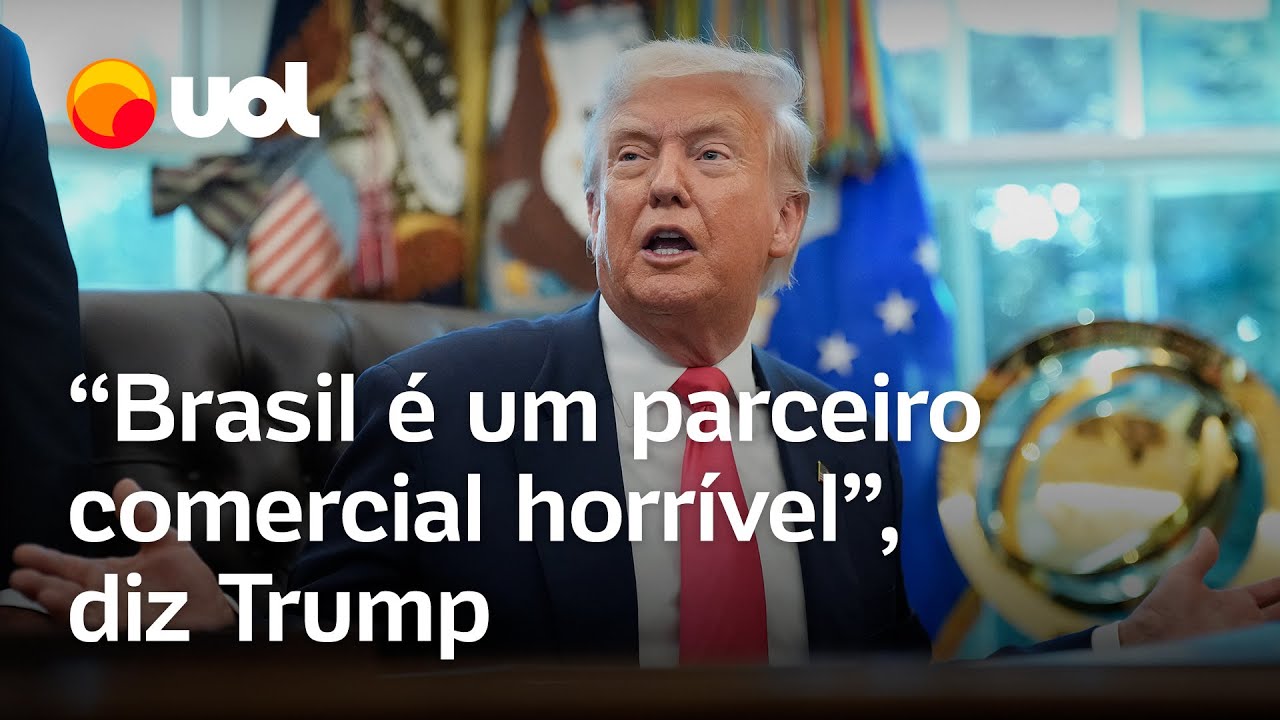 Trump diz que 'Brasil é parceiro comercial horrível' e que Bolsonaro sofre 'execução política'