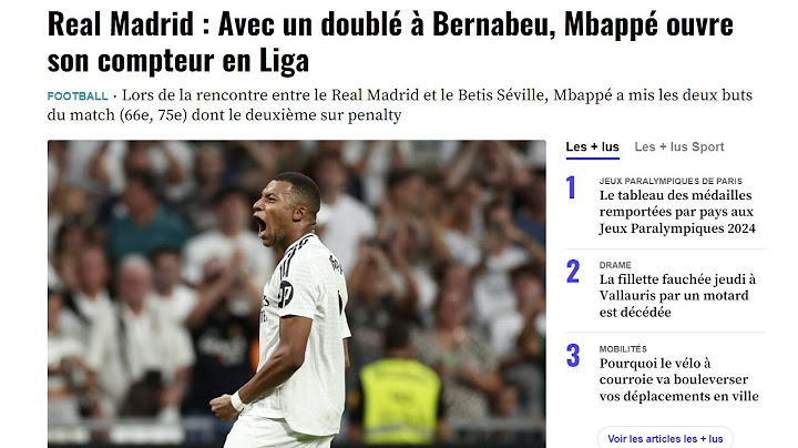 Real Madrid : Avec un doublé à Bernabeu, Mbappé ouvre son compteur en Liga