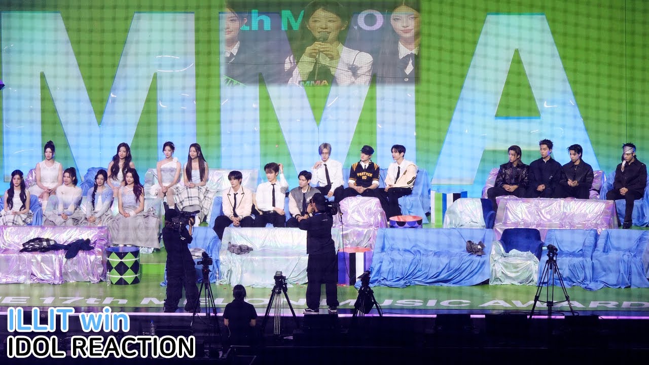 ILLIT 'best performance' win speech IDOL REACTION (Hearts2Hearts RIIZE LNGSHOT)｜MMA