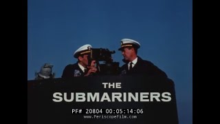 ' THE SUBMARINERS '  1960s U.S. NAVY ASW ANTI-SUBMARINE WARFARE EXERCISE  USS SHARK SSN-591 20804