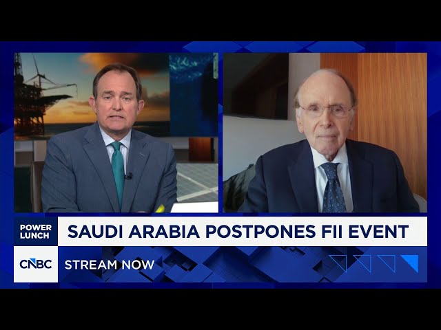 Reasonable decision for Saudi Arabia to postpone investor conference: S&P Global's Yergin