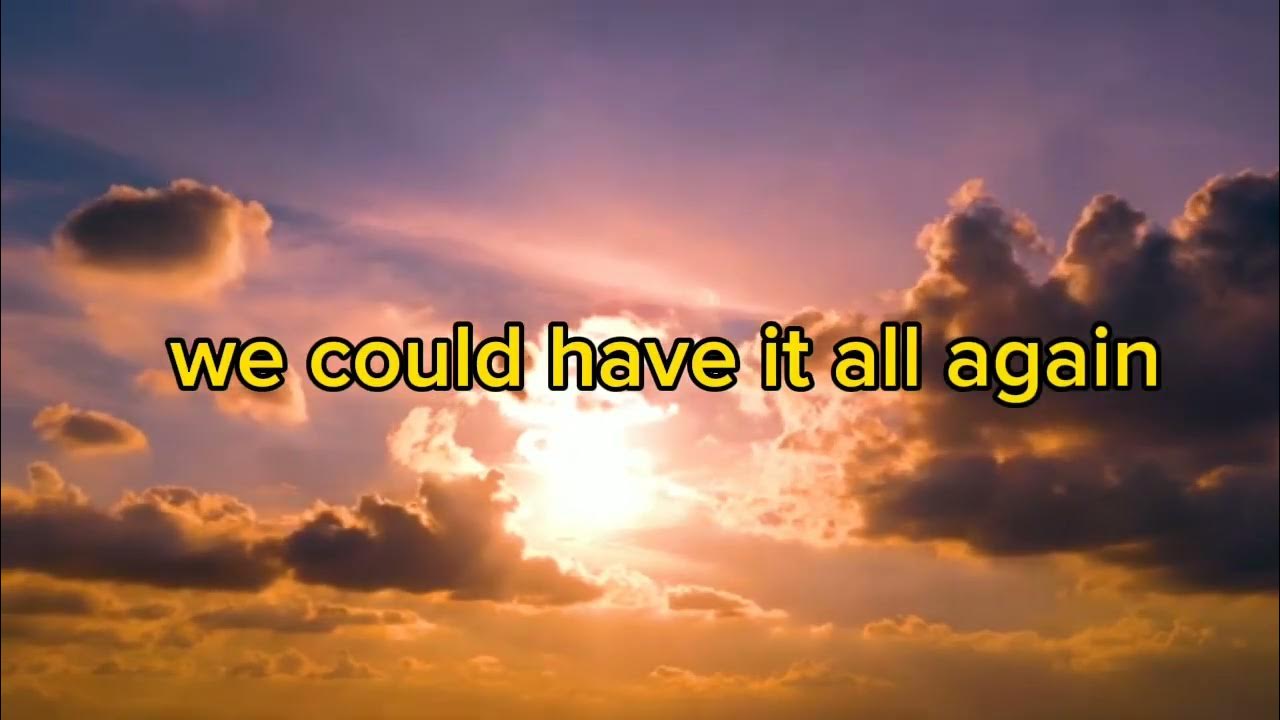We could have it all _Maureen McGovern (lyrics video) YouTube