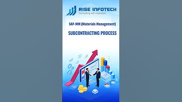 Subcontracting Process #saptraining #saps4hana #sapabap #sapmm #sapmodules #sapsd #sapfico