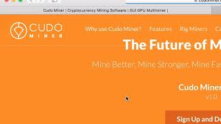 Cudo Miner on a MACBOOK Crypto Mining Software