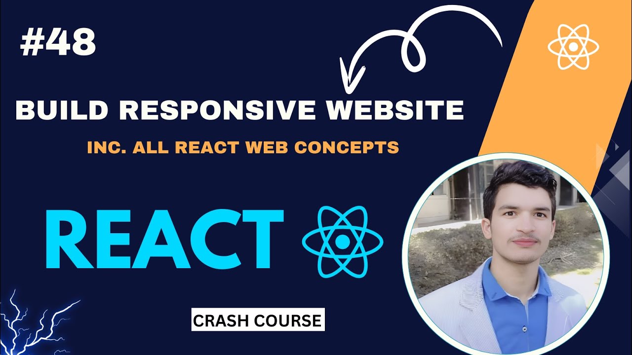 Build a Responsive Website in React.js | React Web Development Project ...