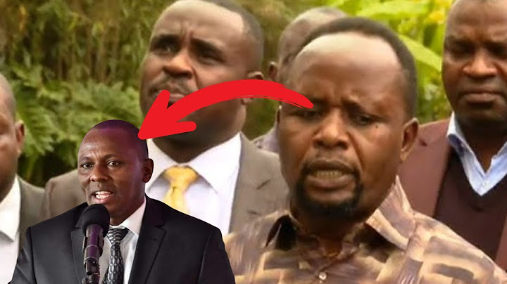 WESTERN LEADERS SLAMS KIMANI ICHUNGWAH AFTER HE ATTACKED THEIR KINGPIN GOVERNOR NATEMBEYA IN BUNGOMA