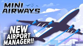 NEW Trasport Management Game!! - Mini Airways - Minimalist Upgrade Manager