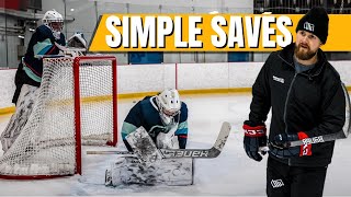 Simple Tracking Drills Explained | Hockey Goalies