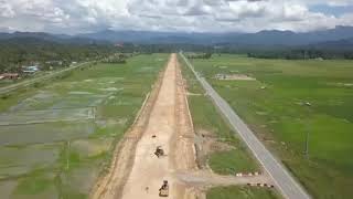 Najib Razak perkembangan pembinaan projek Lebuhraya Pan Borneo Sabah jajaran Papar-Donggongon.