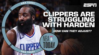 Small ball is NOT going to work for the Clippers - Wilbon on LAs struggles with Harden | NBA Today