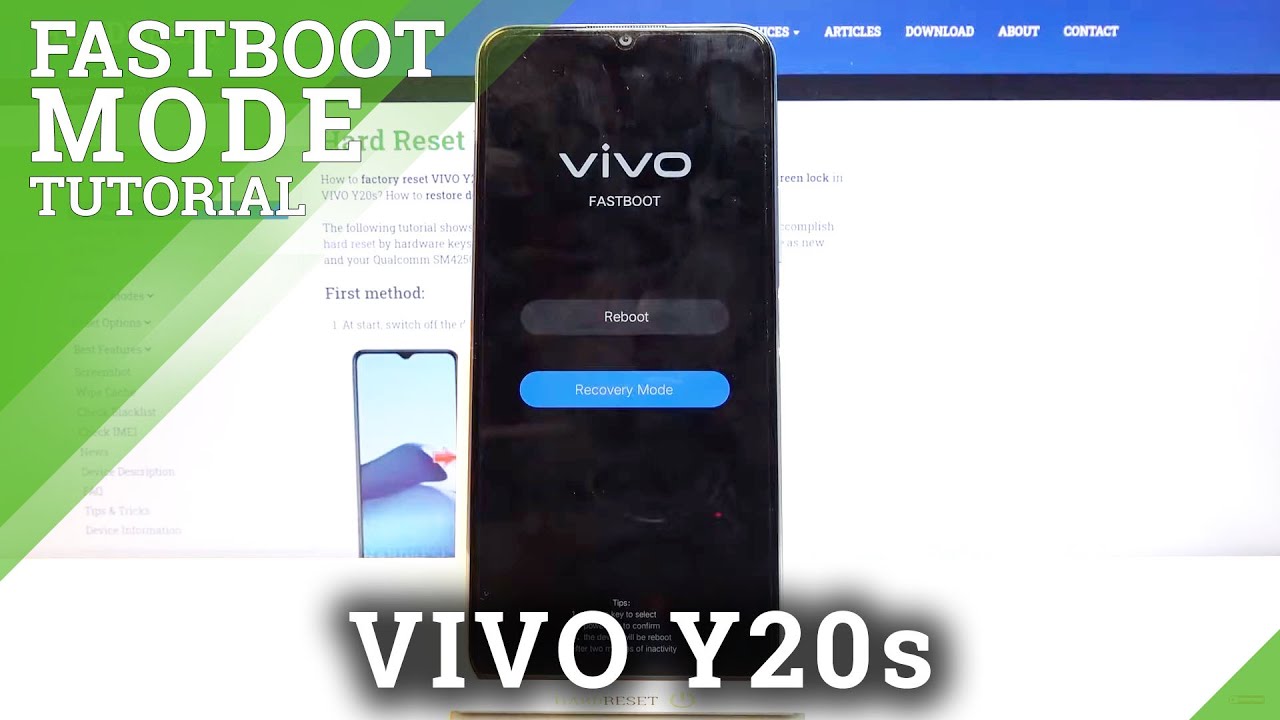 Fastboot Mode in VIVO Y20s