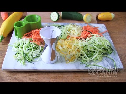 Garden Candy Vegetable Spiral Slicer Comparison