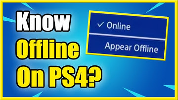 How to know if Friend is Appearing Offline on PS4 (Fast Tutorial)
