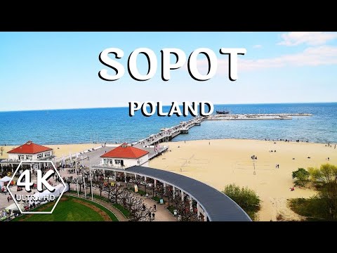 Sopot City in Poland | Sopot Drone Footage | 4K UHD