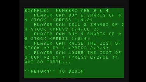 Wall Street Cartel - (1983) - APF Imag Machine - gameplay