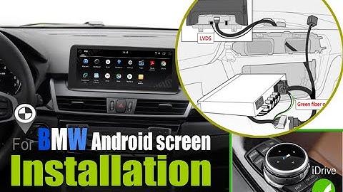 Android BMW navigation Installation | BMW GPS screen upgrade retrofit, settings & features