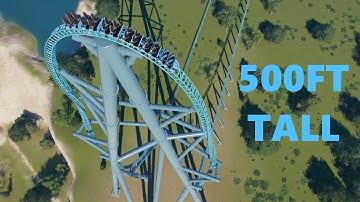 SKYFALL | 554FT WORLDS TALLEST FREESTANDING ROLLER COASTER | Planet Coaster 2 Cinematic and POV