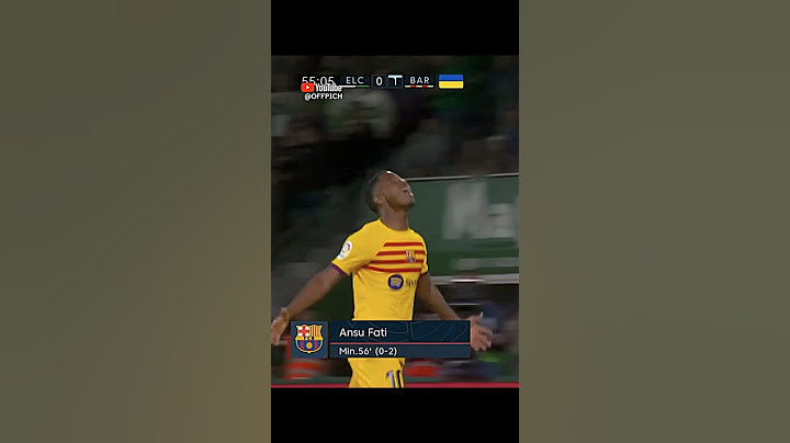 Ansu Fati Silences his haters with stunning solo goal for Barcelona vs Elche! | 🤫