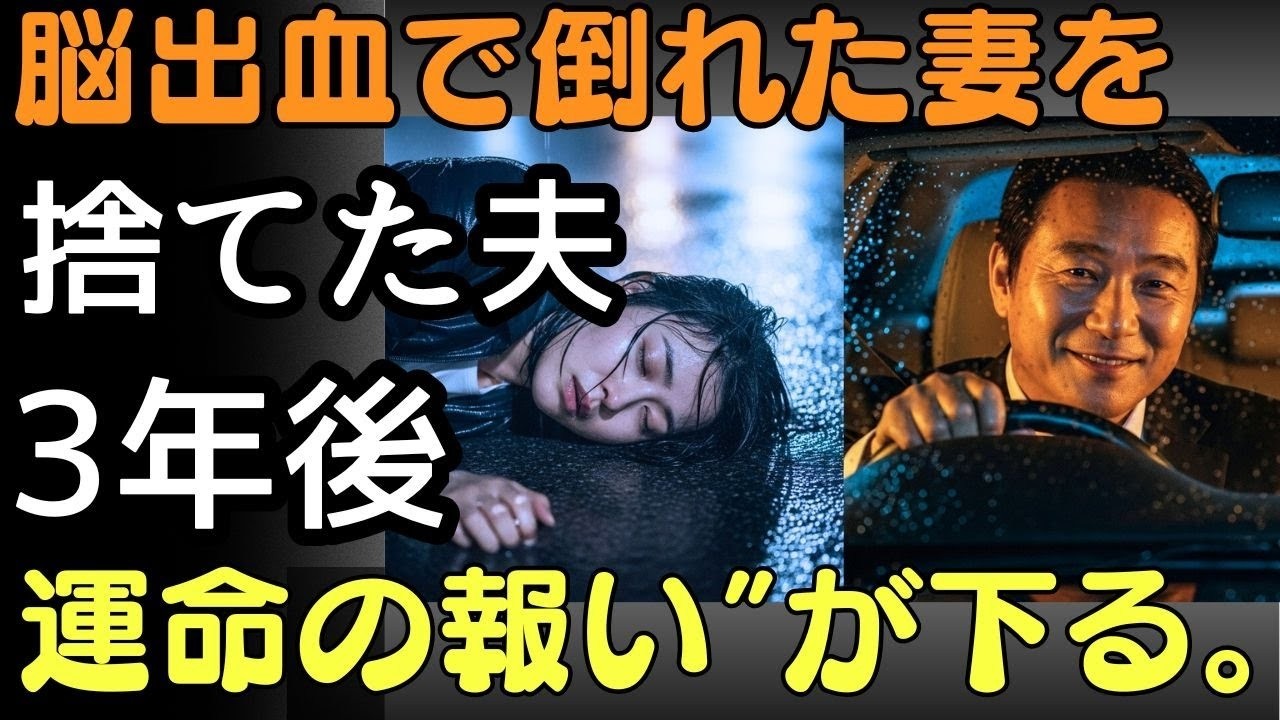 脳出血で倒れた妻を捨てた夫――3年後、彼は地面にひざまずき、かつての妻の裾を掴んで命乞いをする。  人生の教訓