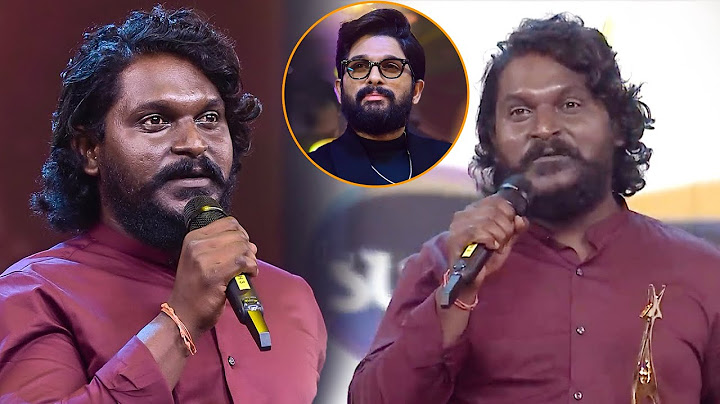 Pushpa movie actor Jagadeesh Prathap's emotional speech at South Movie Awards