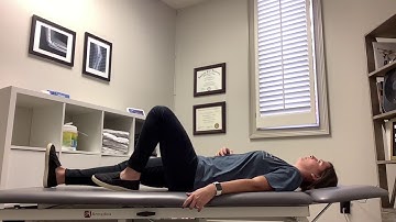 Pelvic Tilt + heel slide