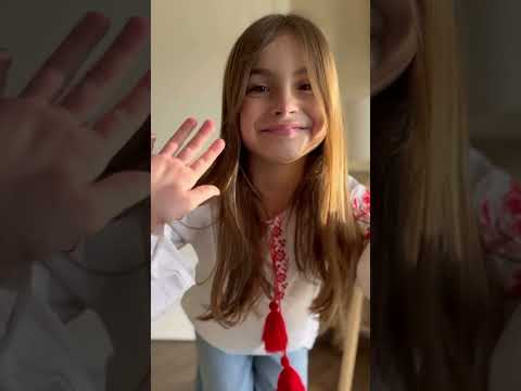 Вишиванка для дівчинки Пташки червоні, видео 2