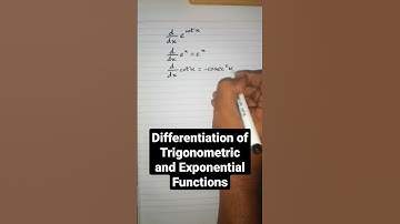 Differentiation Technique || Derivative of e^(cot x) #shorts #mathematics #differentiation