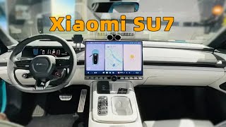 Xiaomi SU7 Interior Revealed, Featuring 16.1-inch 3K Screen and 8295 Chip, Detailed Introduction