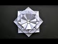 Nice paper flower  modular origami tutorial diy by colormania