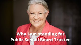 Why I am seeking to become a School Board Trustee. by Luanne M Ashe for TRUSTEE 71 views 1 year ago 1 minute, 36 seconds